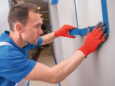 Taśma podłogowa DURALINE® BASIC 50/016 Numer produktu 104406 niebieski (2)