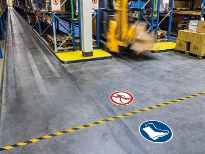 Taśma podłogowa DURALINE® 50/07 Numer produktu 1726130 Kolor: żółty/czarny (2)