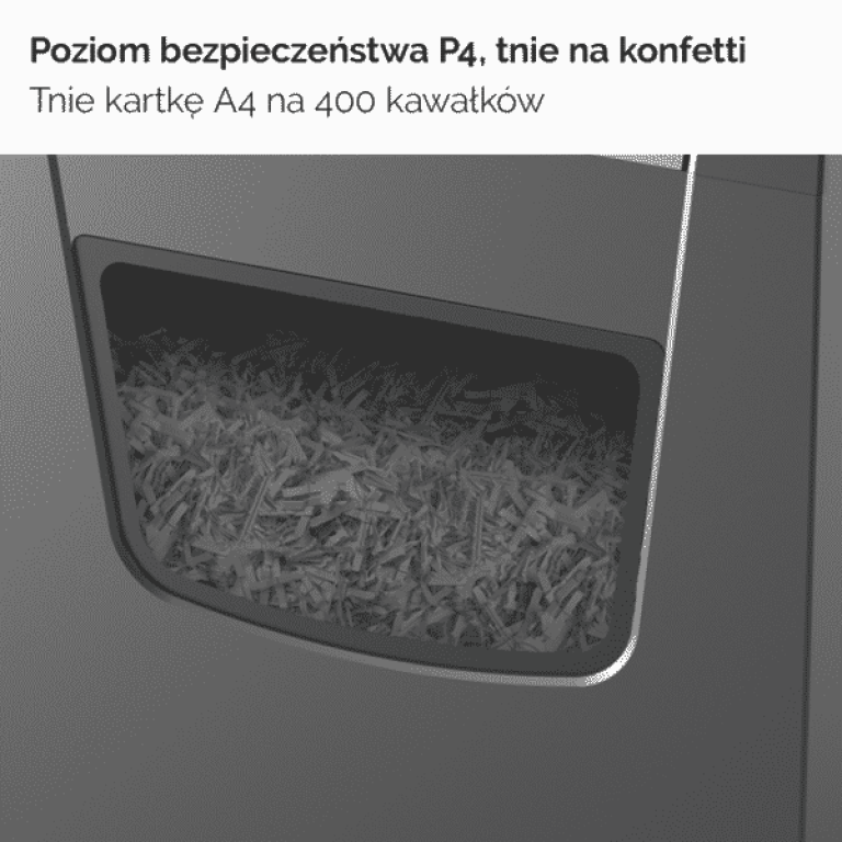 REXEL Niszczarka Momentum X410-SL Slimline P4 (4)