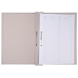 Teczka do akt osobowych OFFICE PRODUCTS, karton, A4, 300 gsm, biała (2)