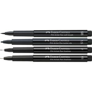 ZESTAW PIT ARTIST PEN DO RYSOWANIA KOMIKSÓW "THE FAMAZINGS- SON" 4 SZT. FABER-CASTELL (2)