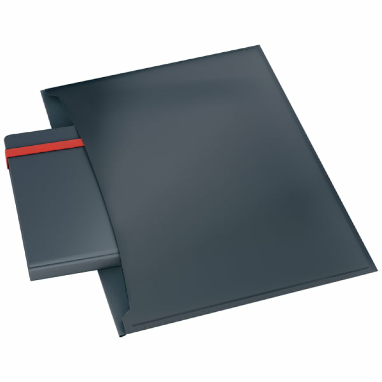 LEITZ Cosy Teczka kopertowa z 2 przegródkami szara (3)