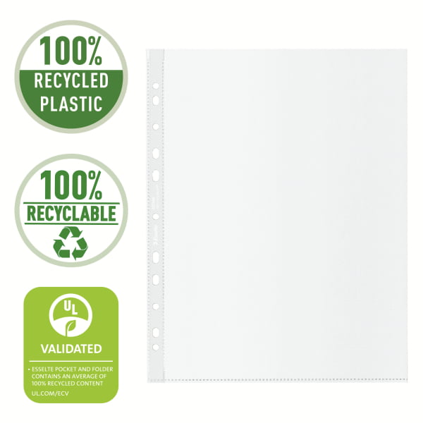 ESSELTE 100% Recycled Premium Koszulka groszkowa 70 mic. A4 Maxi 100 sztuk
Esselte - liczy się jakość! (2)