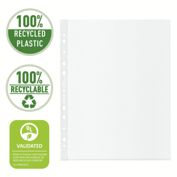 ESSELTE 100% Recycled Premium Koszulka groszkowa 70 mic. A4 Maxi 50 sztuk
Esselte - liczy się jakość! (2)