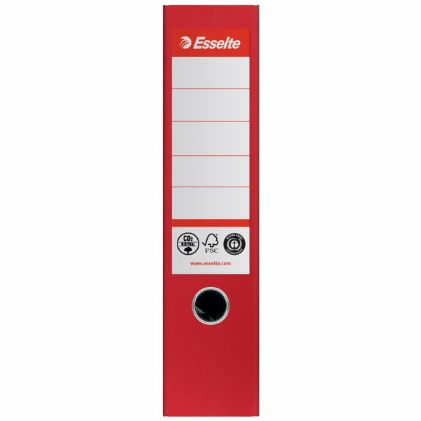 ESSELTE No.1 Segregator A4 75 mm czerwony neutralny pod względem emisji CO2
Esselte - liczy się jakość! (3)