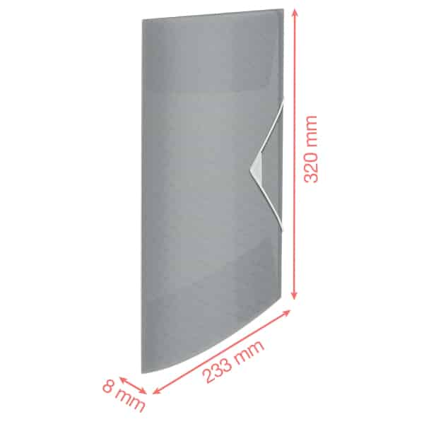 ESSELTE Colour’Breeze Teczka z gumką 15mm koralowa (3)