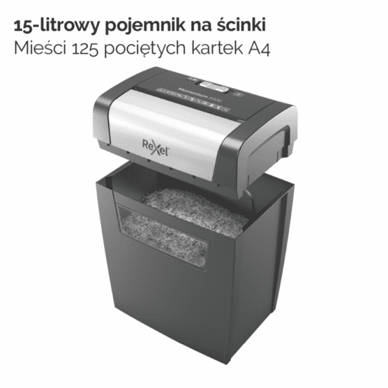 REXEL Niszczarka Momentum X406 P4 (5)
