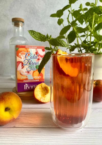 IRVING Cold Brew Herbata na zimno z brzoskwinią i liczi 20 kopert (2)