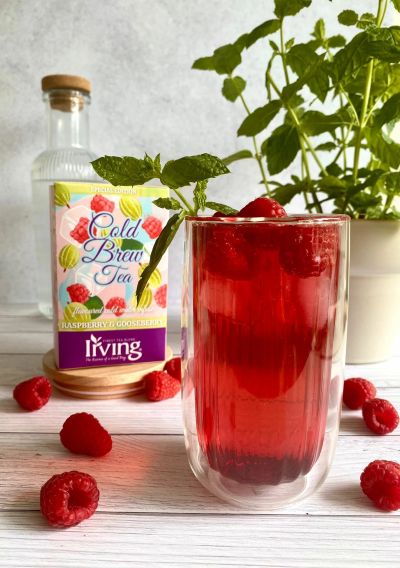 IRVING Cold Brew Herbata na zimno z maliną i agrestem 20 kopert (2)