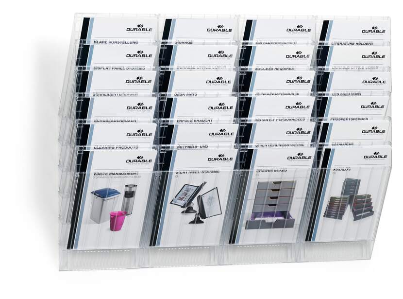 DURABLE FLEXIBOXX Pojemnik na ulotki 6x A4 pionowy (2)