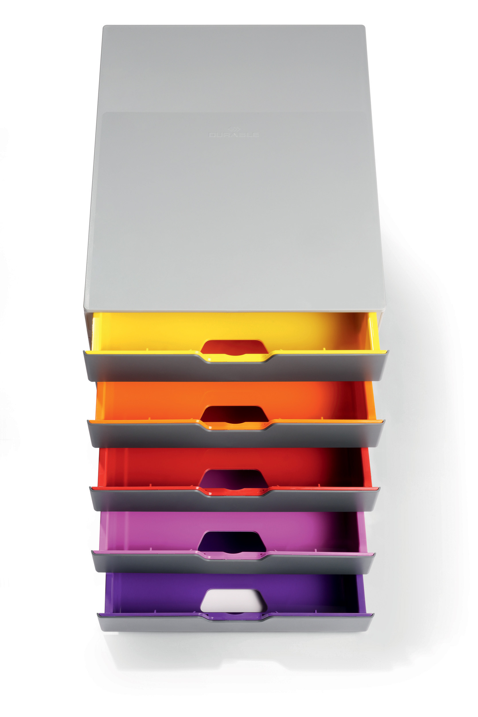 VARICOLOR 5 pojemnik z pięcioma kolorowymi szufladkami DURABLE (2)