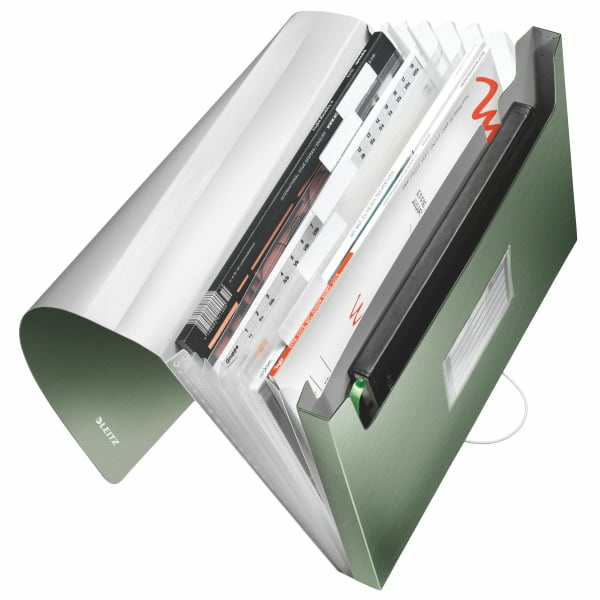 Teczka z 6 przegródkami Leitz Style zielona (2)