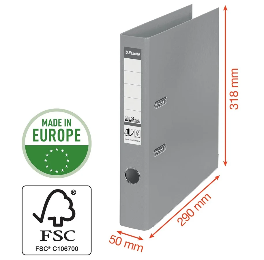 SEGREGATOR ESSELTE NO.1 POWER A4/50 MM Z MECHANIZMEM CZERWONY CENA ZA 1SZT. 811430
Esselte - liczy się jakość! (2)