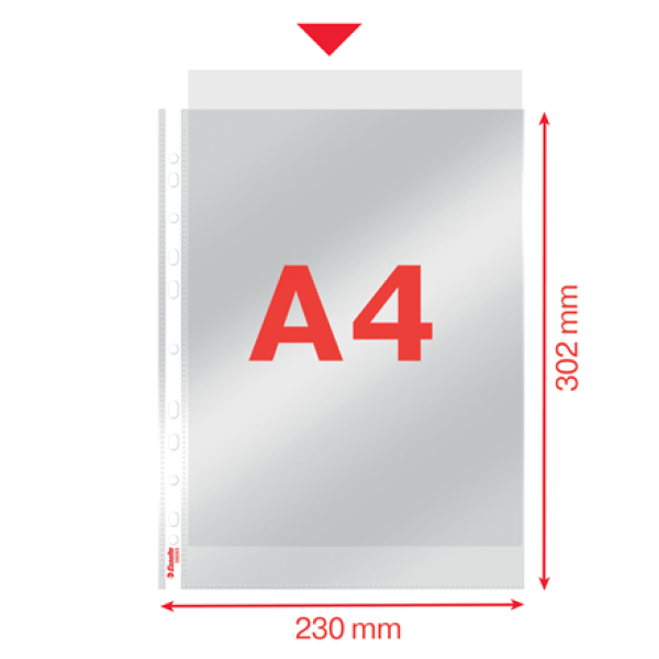 KOSZULKA KRYSTALICZNA A4 ESSELTE, 105 MIC. P.100 (2)