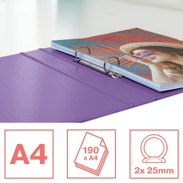 ESSELTE Colour’Breeze Segregator ringowy z polipropylenu lawendowy (3)