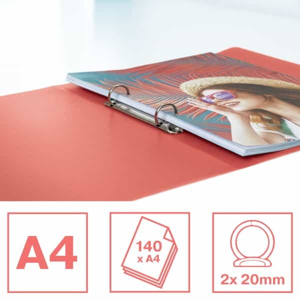ESSELTE Colour’Breeze Segregator 2RR 25mm koralowy (3)
