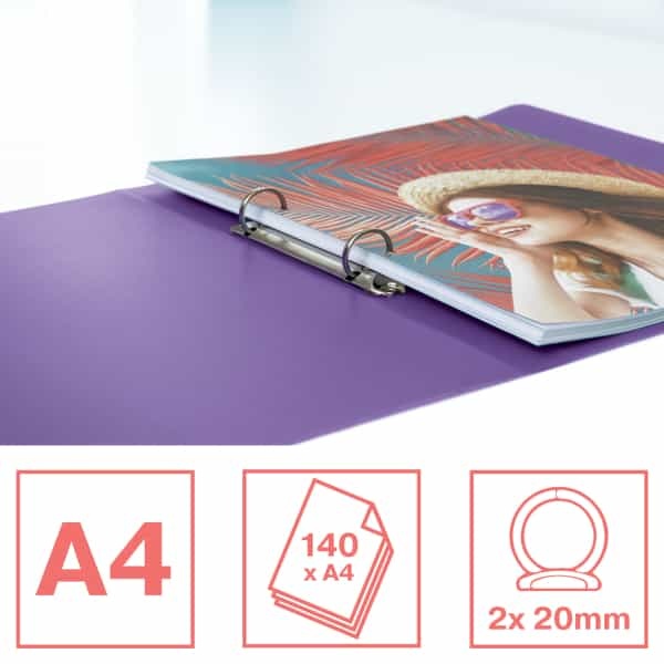 ESSELTE Colour’Breeze Segregator 2RR 25mm lawendowy (3)
