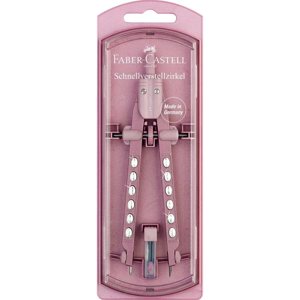 FABER-CASTELL Factory sparkle Cyrkiel + zapasowe rysiki grafitowe (3)