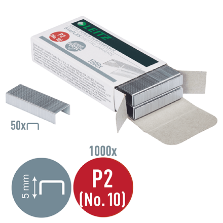 LEITZ Power Performance Zszywki galwanizowane nr 10 1000 sztuk (2)
