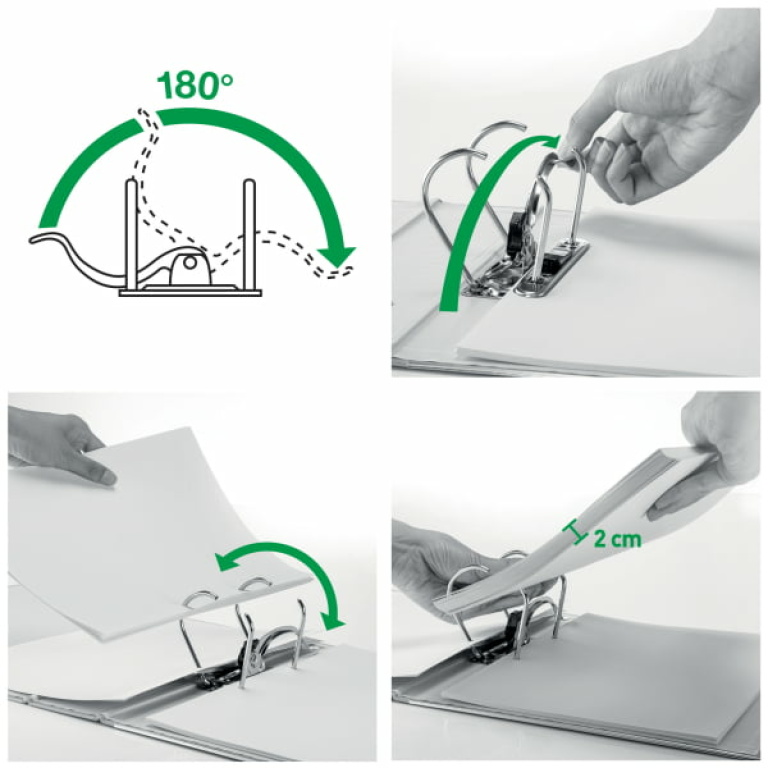 LEITZ Active Style Segregator 180 A4 75mm niebieski (4)