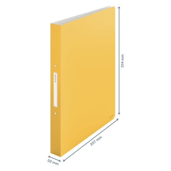 LEITZ Cosy Segregator 2-ringowy 32mm żółty (2)