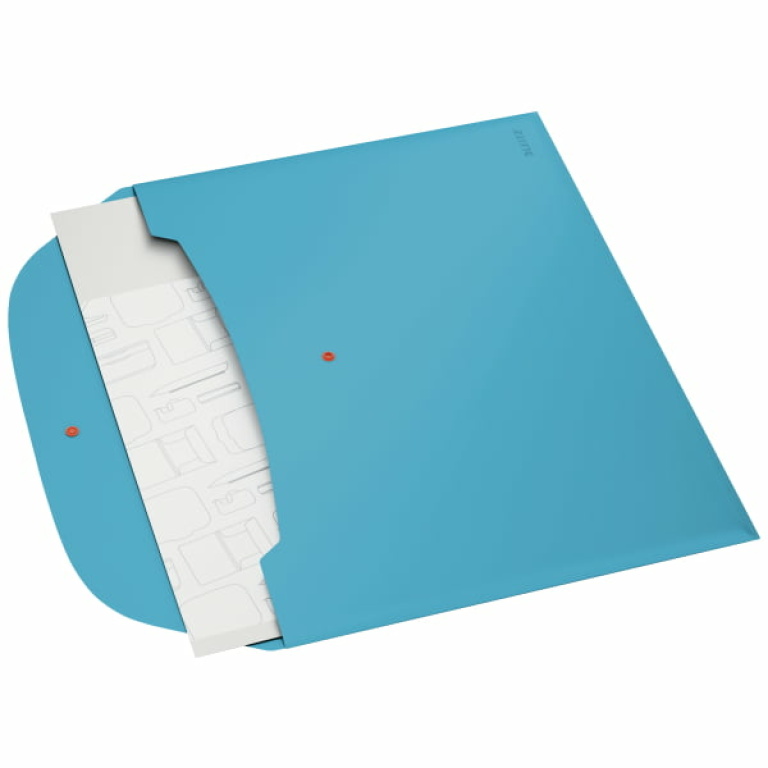 LEITZ Cosy Teczka kopertowa z 2 przegródkami niebieska (3)