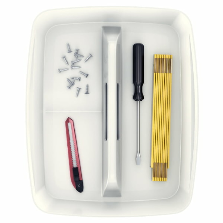 LEITZ Wow MyBox Organizer duży z uchwytem biały (2)