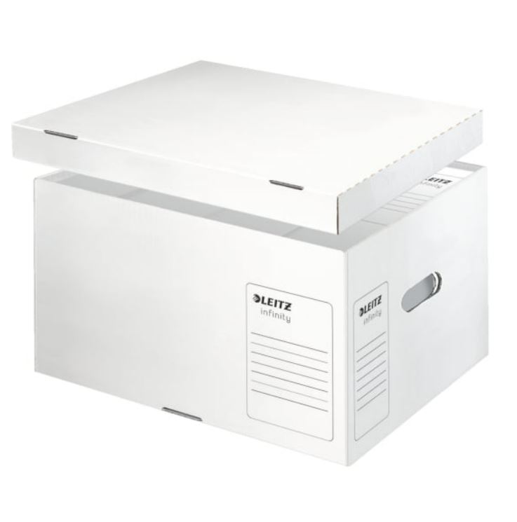 Pudła do archiwizacji Leitz Infinity z pokrywą rozmiar L         Wymiary  420 x 265 x 350 (2)