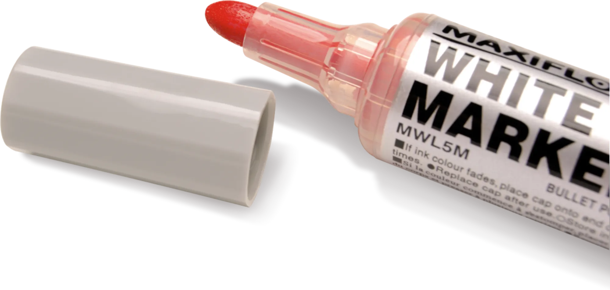 MARKER DO BIAŁYCH TABLIC MWL5M CZERWONY PENTEL CENA ZA 1SZT (3)
