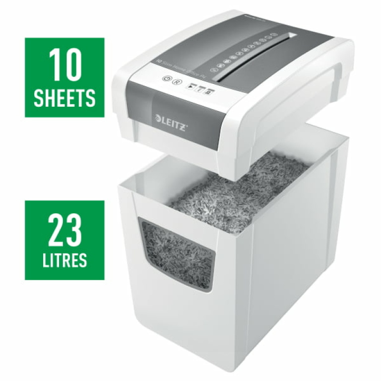 LEITZ Niszczarka Leitz IQ Home Office Slim P4 (3)