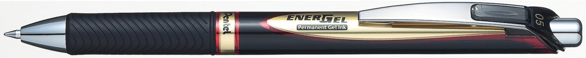 PENTEL ENERGEL DOCUMENTPEN CIENKOPIS KULKOWY 0,5MM CZERWONY (2)