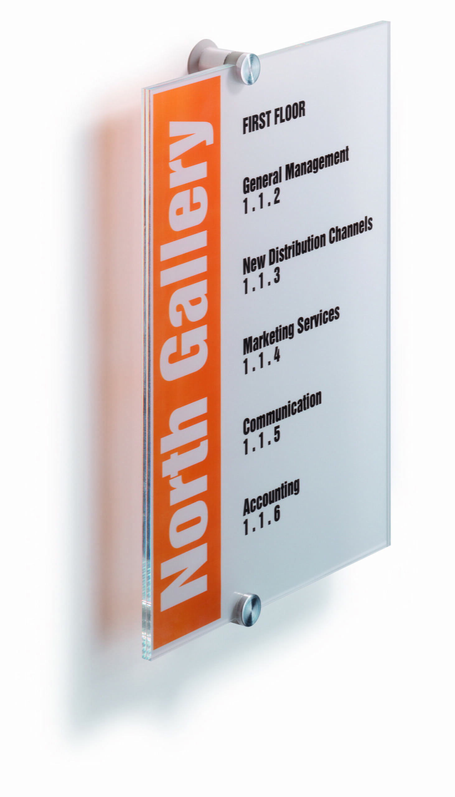 CRYSTAL SIGN – TABLICZKA INFORMACYJNA  210 X 297 MM DURABLE (2)