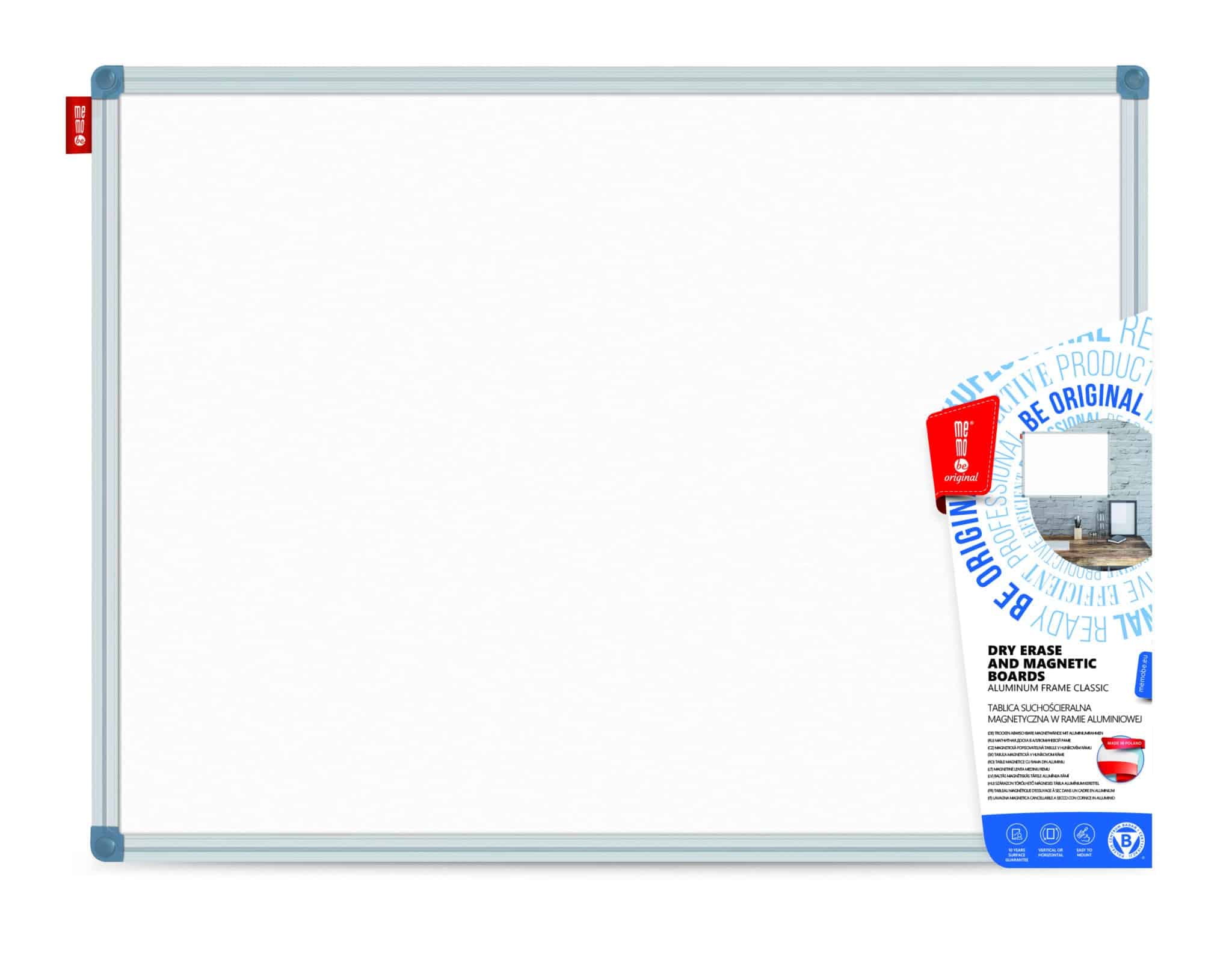 TABLICA MAGNETYCZNA SUCHOŚCIERALNA 100*150 MEMOBOARD ALUMINIOWA (2)