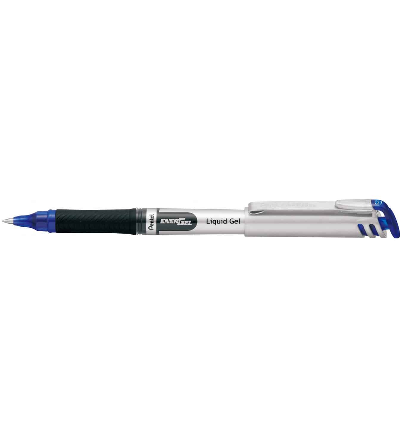 PIÓRO KULKOWE Z PŁYNNYM TUSZEM ŻELOWYM 0,7 MM BL17 ENER GEL NIEBIESKI (2)
