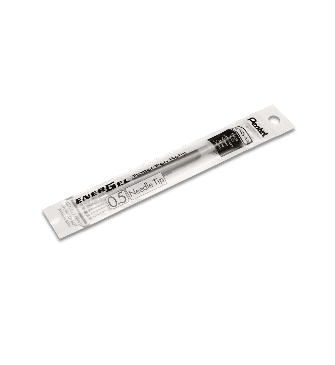 WKŁAD DO PIÓRA KULKOWEGO PENTEL ENER GEL LRN5 CZARNY 0,5MM (3)