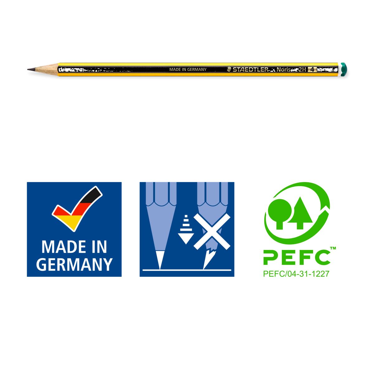 OŁÓWEK STAEDTLER NORIS 2H (4)